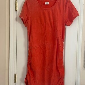 PINK Victoria's Secret Orange T-shirt dress